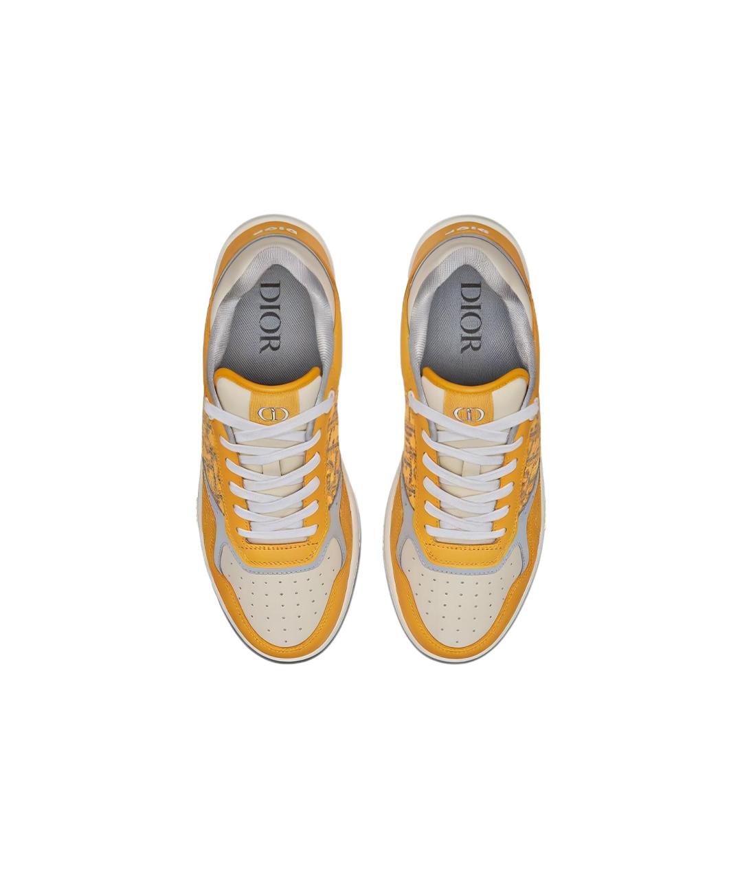 CHRISTIAN DIOR Мульти кожаные низкие кроссовки / кеды, фото 5