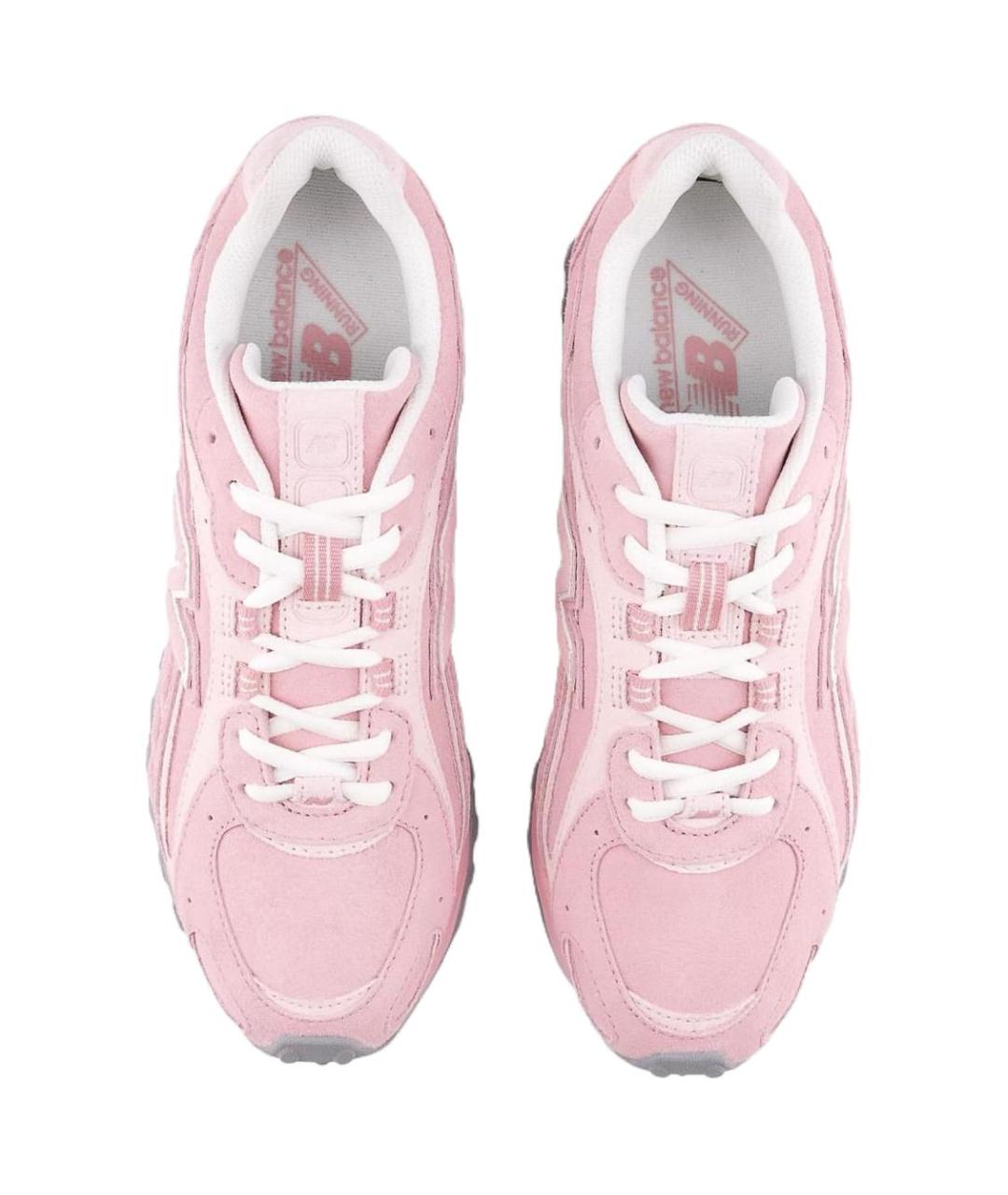 NEW BALANCE Розовые замшевые кроссовки, фото 3
