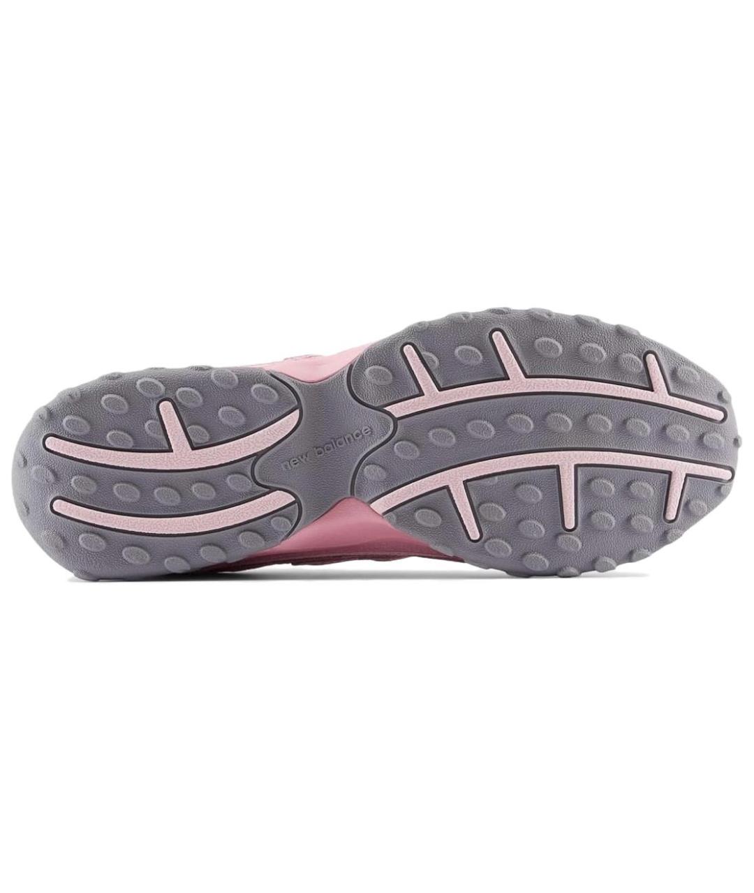 NEW BALANCE Розовые замшевые кроссовки, фото 5