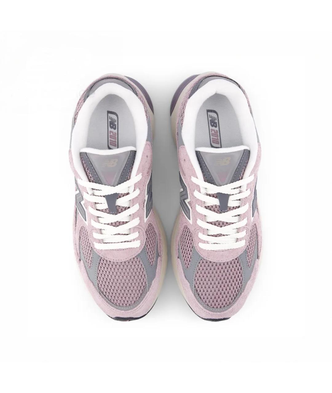 NEW BALANCE Розовые замшевые кроссовки, фото 3