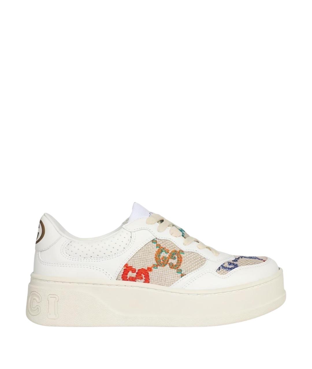 GUCCI Мульти кожаные кеды, фото 1