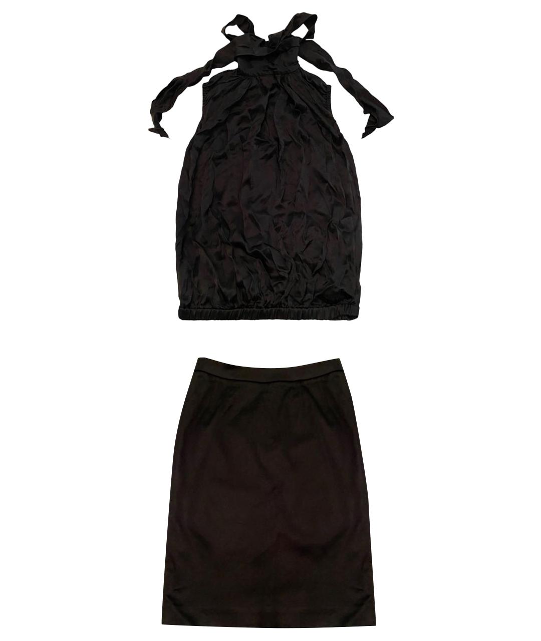 DOLCE&GABBANA Черный костюм с юбками, фото 1