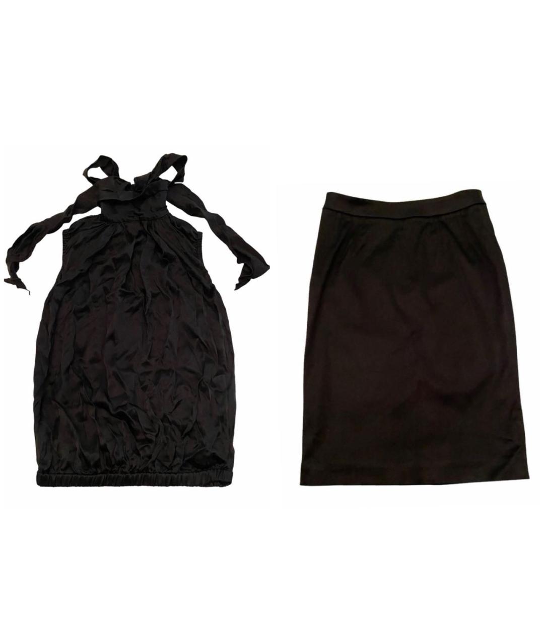 DOLCE&GABBANA Черный костюм с юбками, фото 9