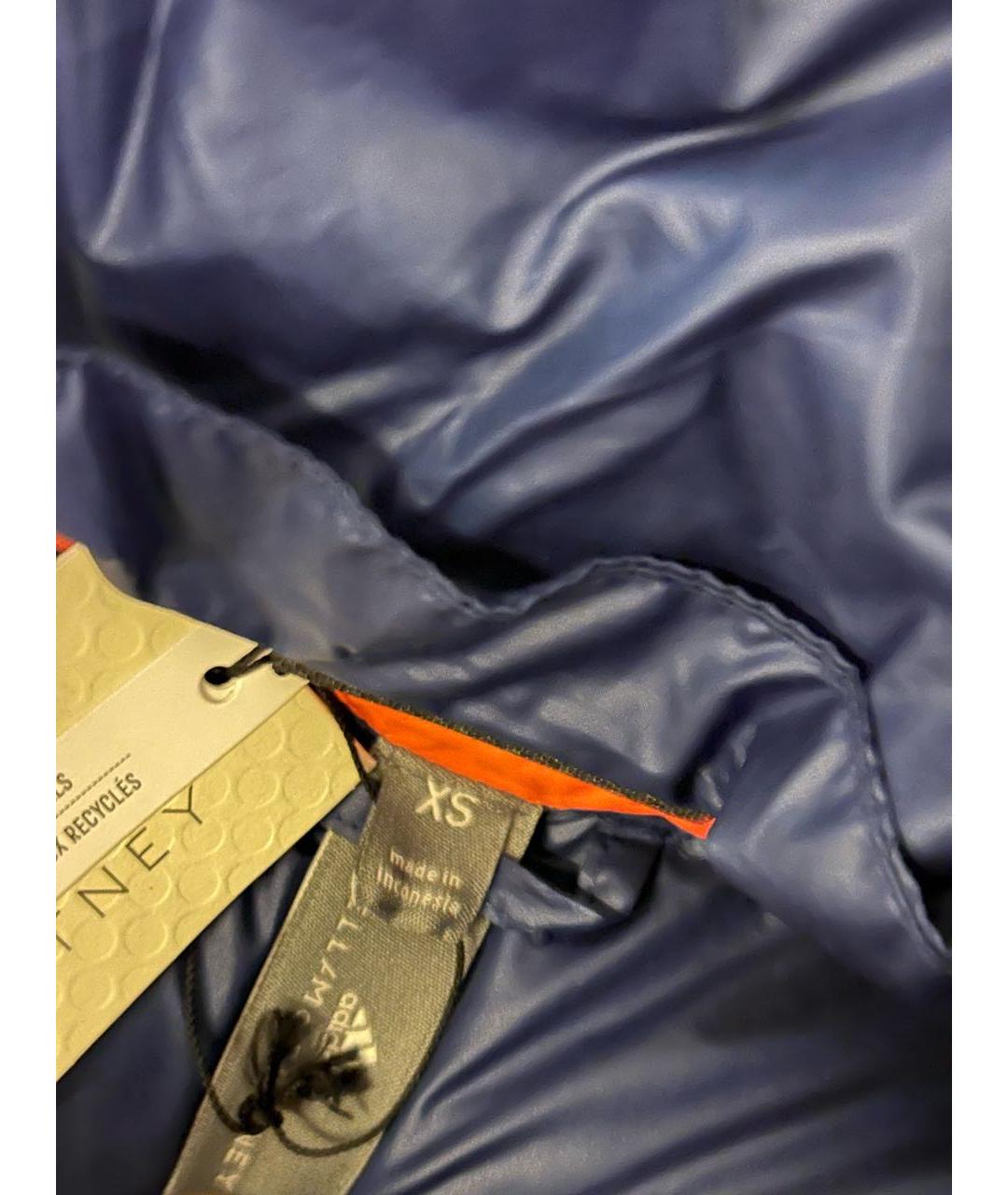ADIDAS BY STELLA MCCARTNEY Темно-синий синтетический пуховик, фото 3