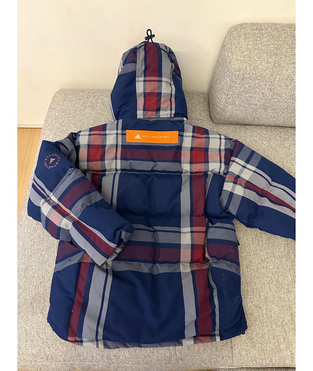 ADIDAS BY STELLA MCCARTNEY Темно-синий синтетический пуховик, фото 7