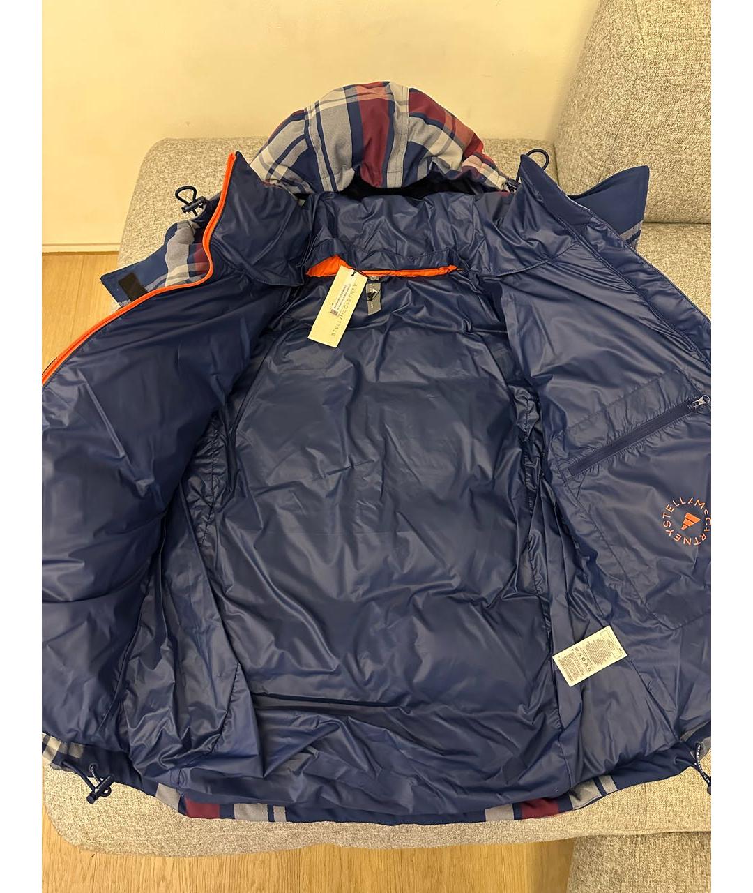 ADIDAS BY STELLA MCCARTNEY Темно-синий синтетический пуховик, фото 8