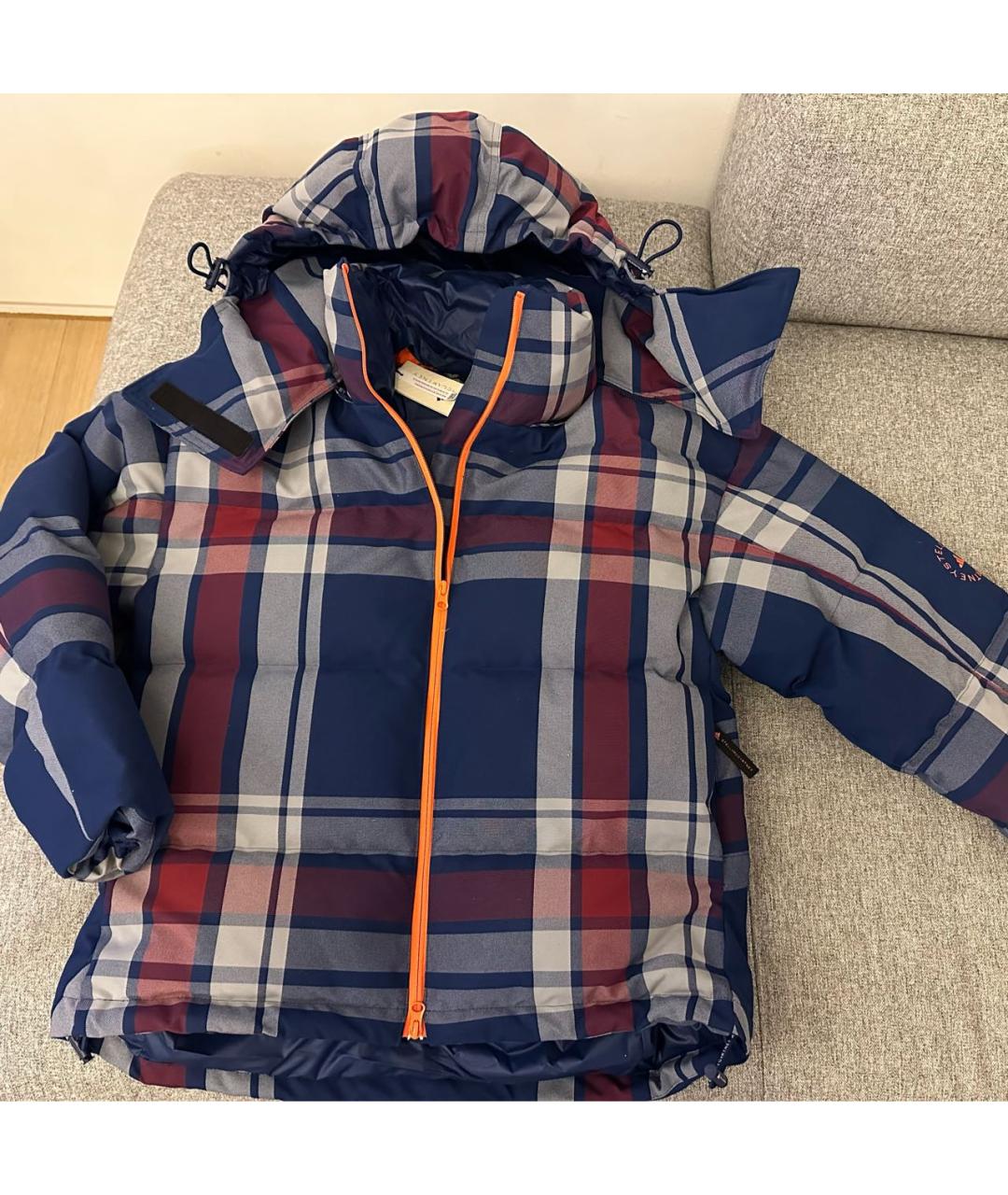 ADIDAS BY STELLA MCCARTNEY Темно-синий синтетический пуховик, фото 6