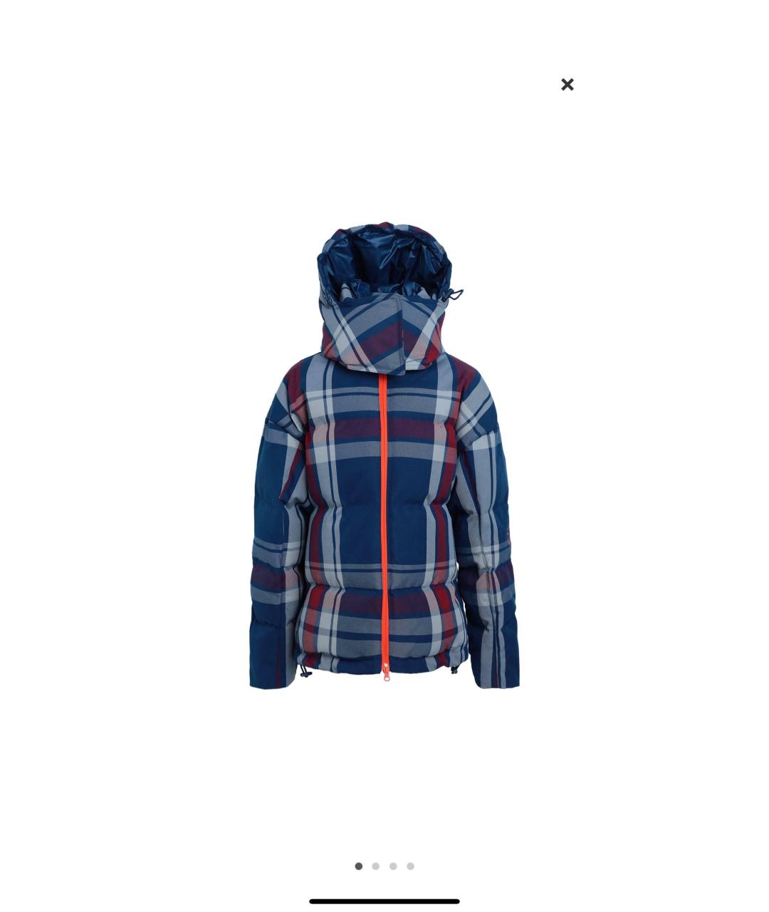 ADIDAS BY STELLA MCCARTNEY Темно-синий синтетический пуховик, фото 9