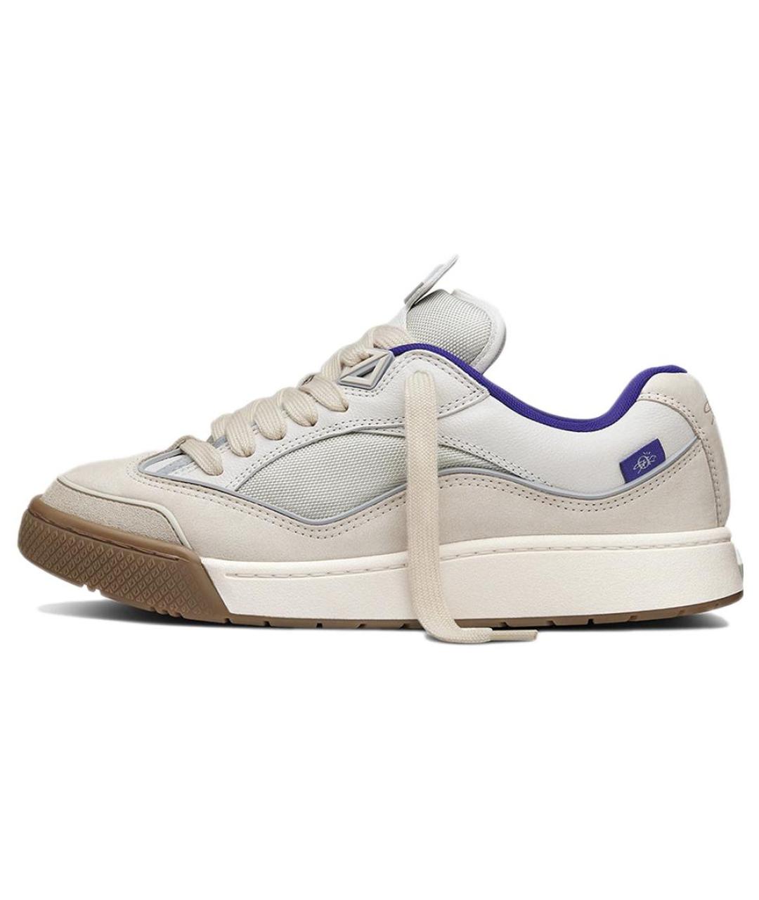 CHRISTIAN DIOR Бежевые кожаные низкие кроссовки / кеды, фото 2