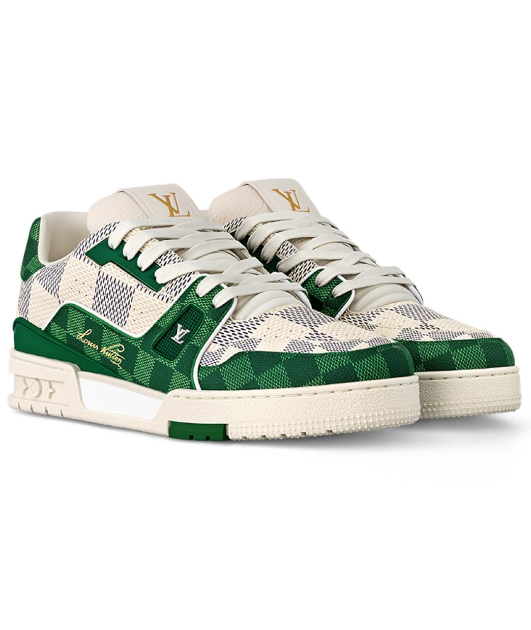 LOUIS VUITTON Мульти кожаные кеды, фото 2