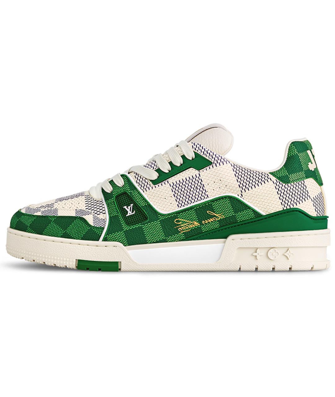 LOUIS VUITTON Мульти кожаные кеды, фото 6