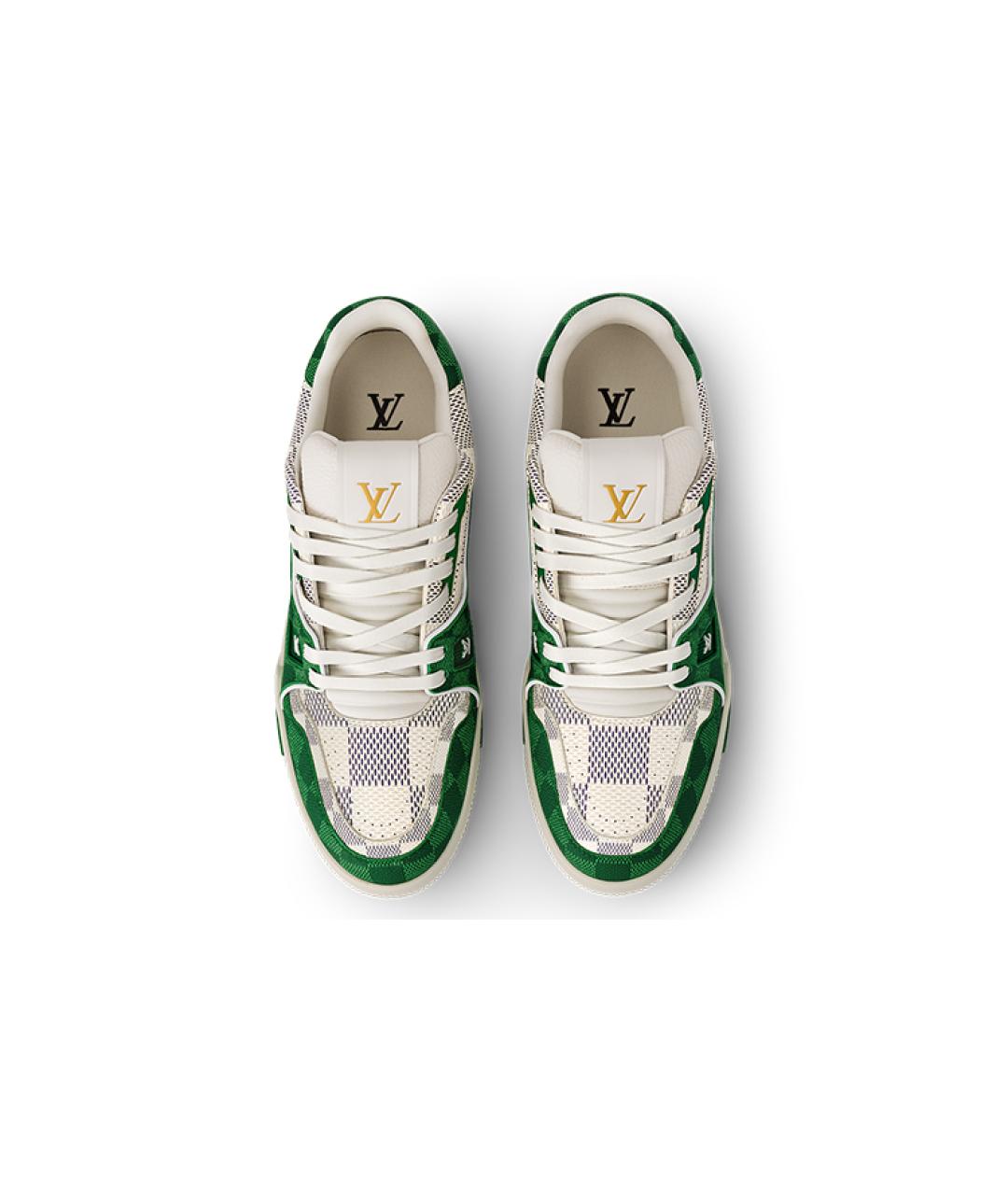 LOUIS VUITTON Мульти кожаные кеды, фото 3