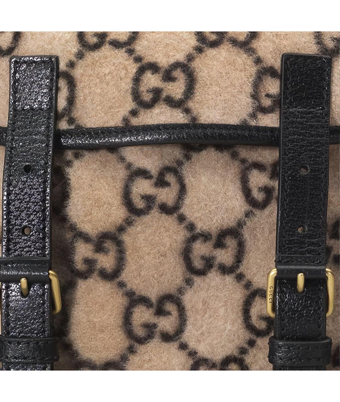 GUCCI Бежевый рюкзак, фото 3