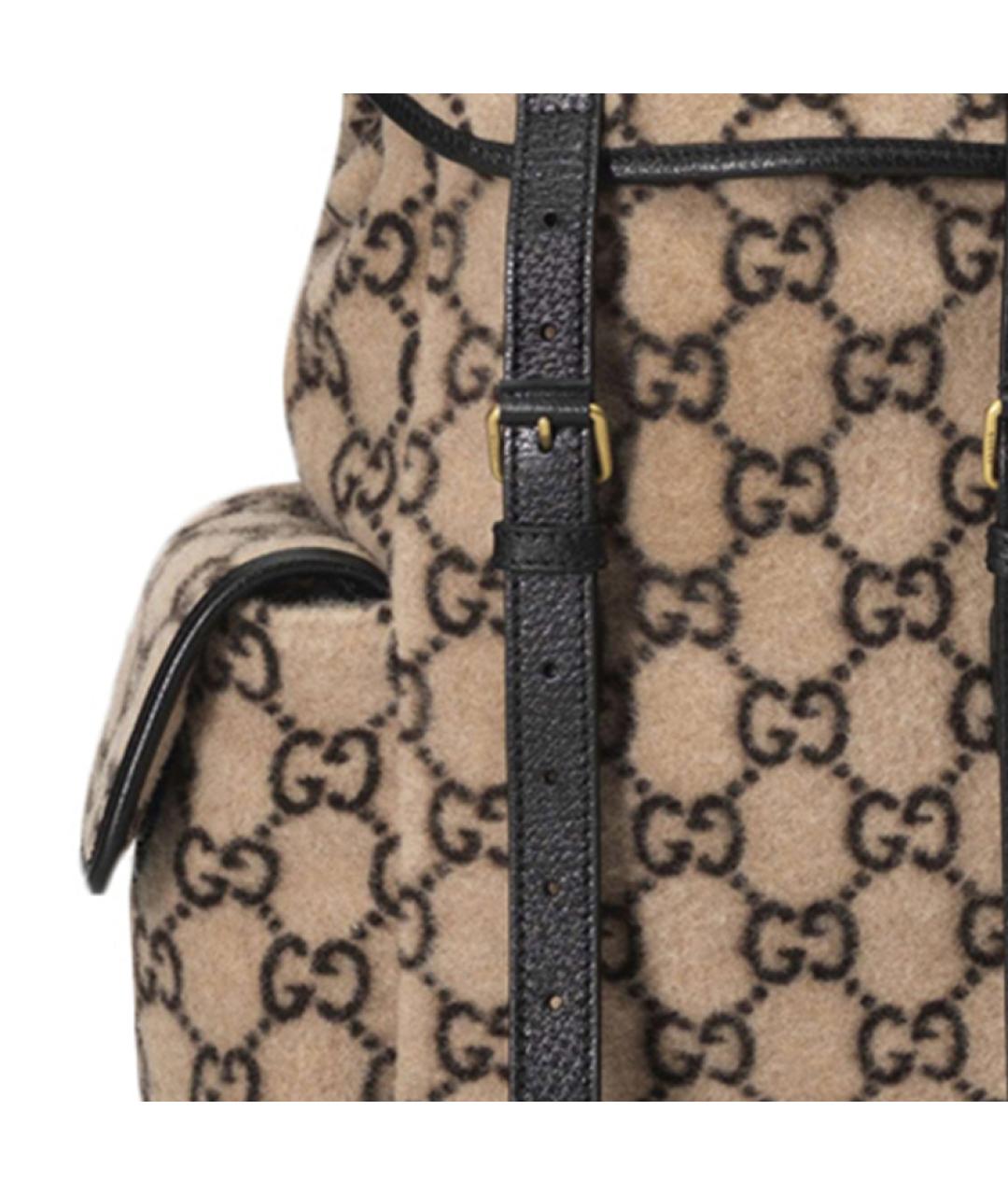 GUCCI Бежевый рюкзак, фото 4
