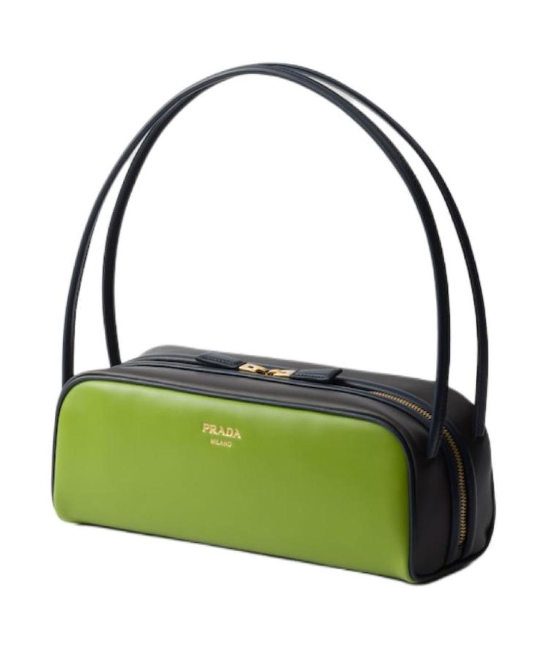 PRADA Зеленая сумка через плечо, фото 2