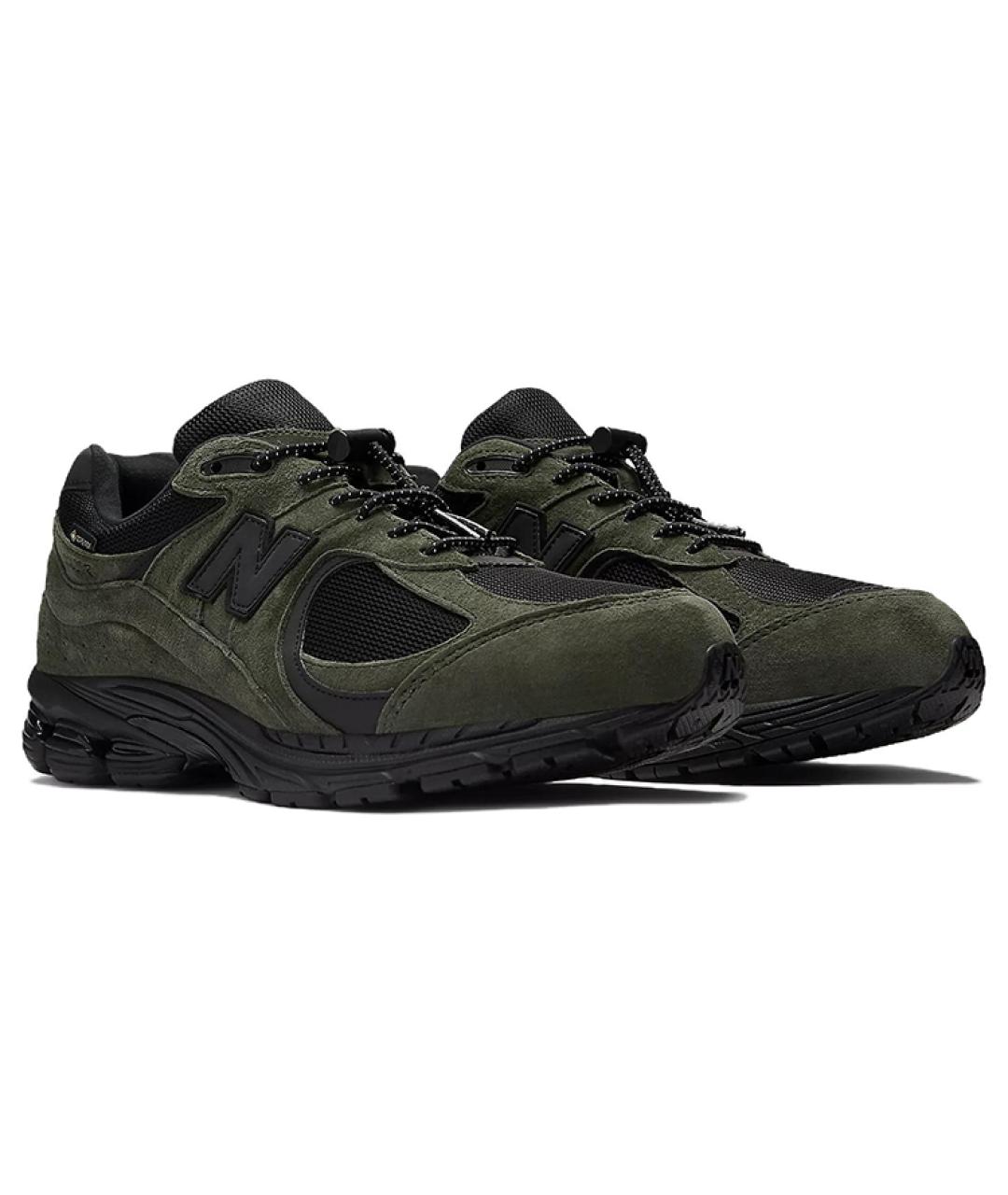 NEW BALANCE Зеленые замшевые кроссовки, фото 3