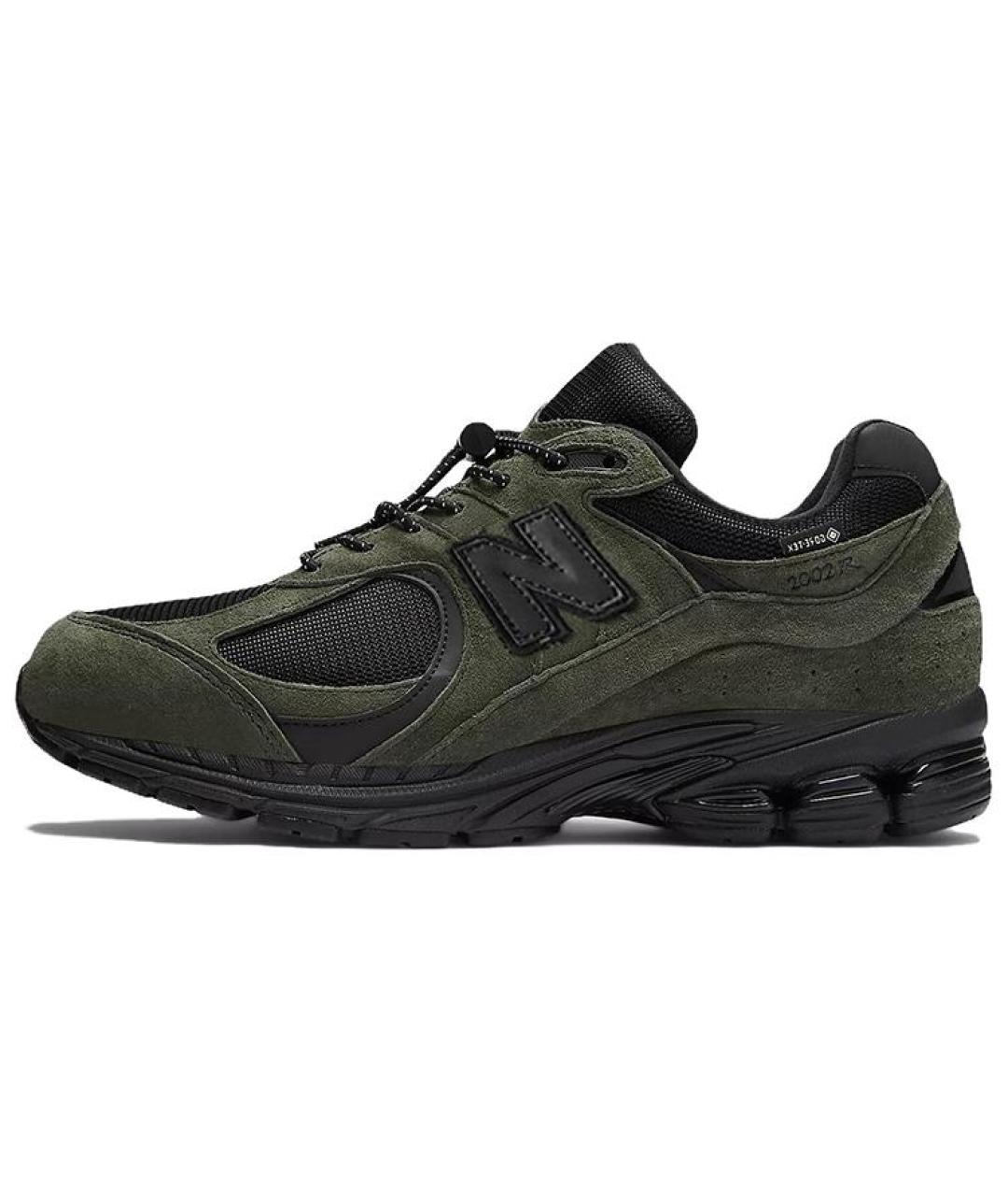 NEW BALANCE Зеленые замшевые кроссовки, фото 2