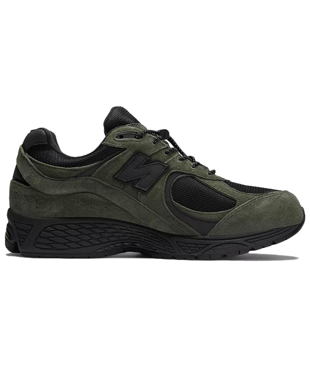 NEW BALANCE Зеленые замшевые кроссовки, фото 1