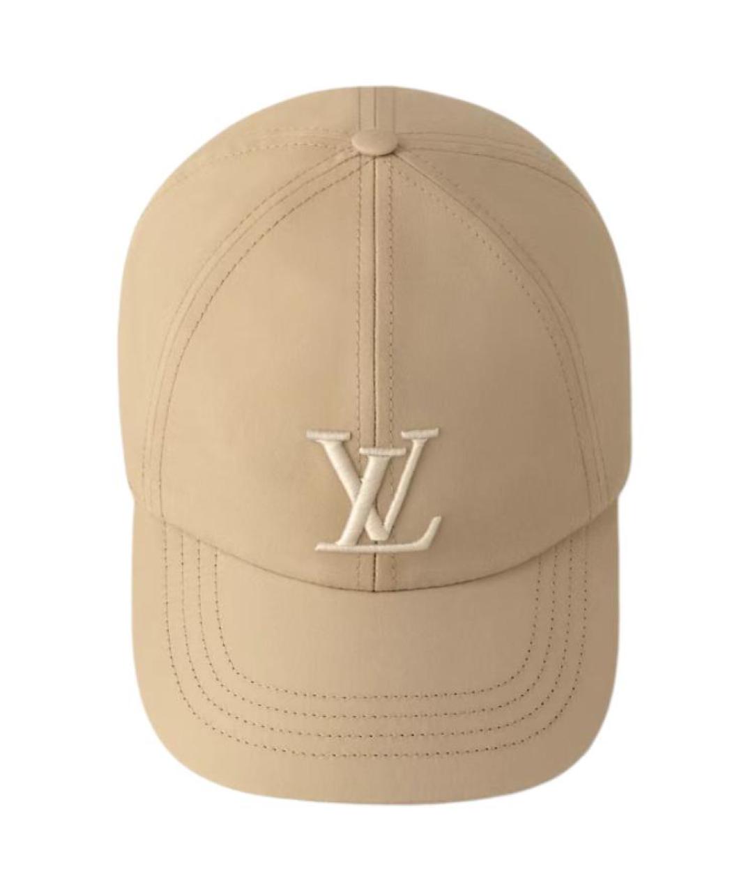 LOUIS VUITTON Бежевая хлопковая кепка/бейсболка, фото 3