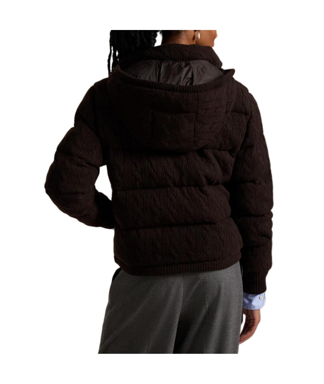 POLO RALPH LAUREN Коричневый пуховик, фото 4