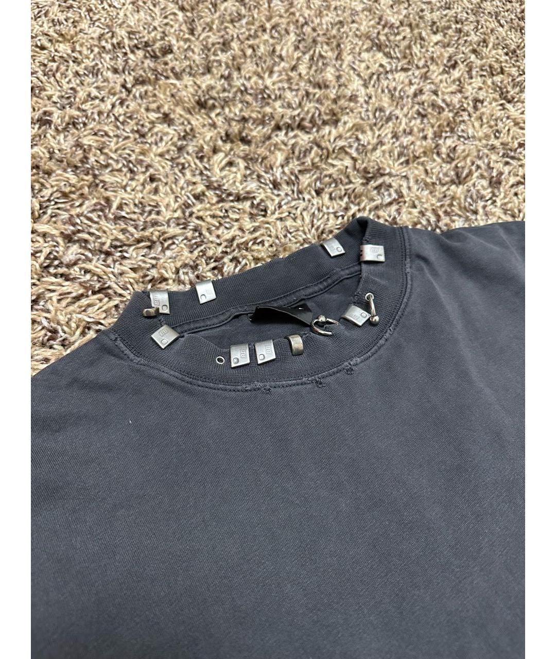 BALENCIAGA Черная футболка, фото 2