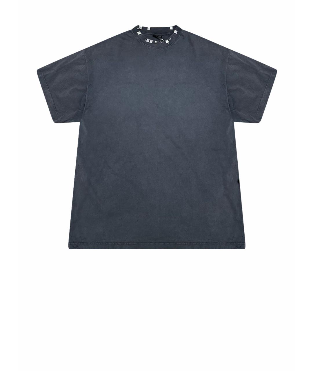 BALENCIAGA Черная футболка, фото 1