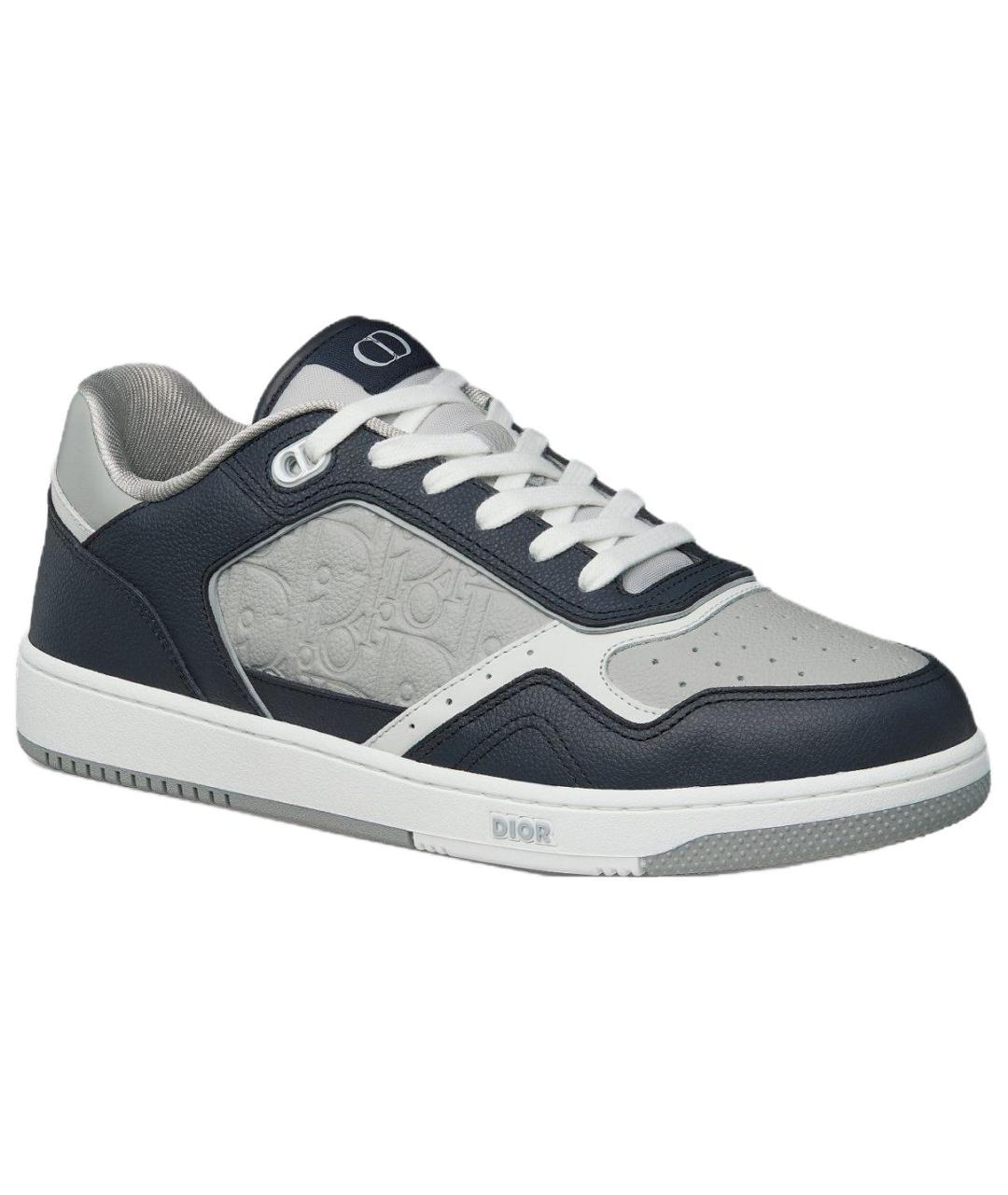 CHRISTIAN DIOR Мульти кожаные низкие кроссовки / кеды, фото 4