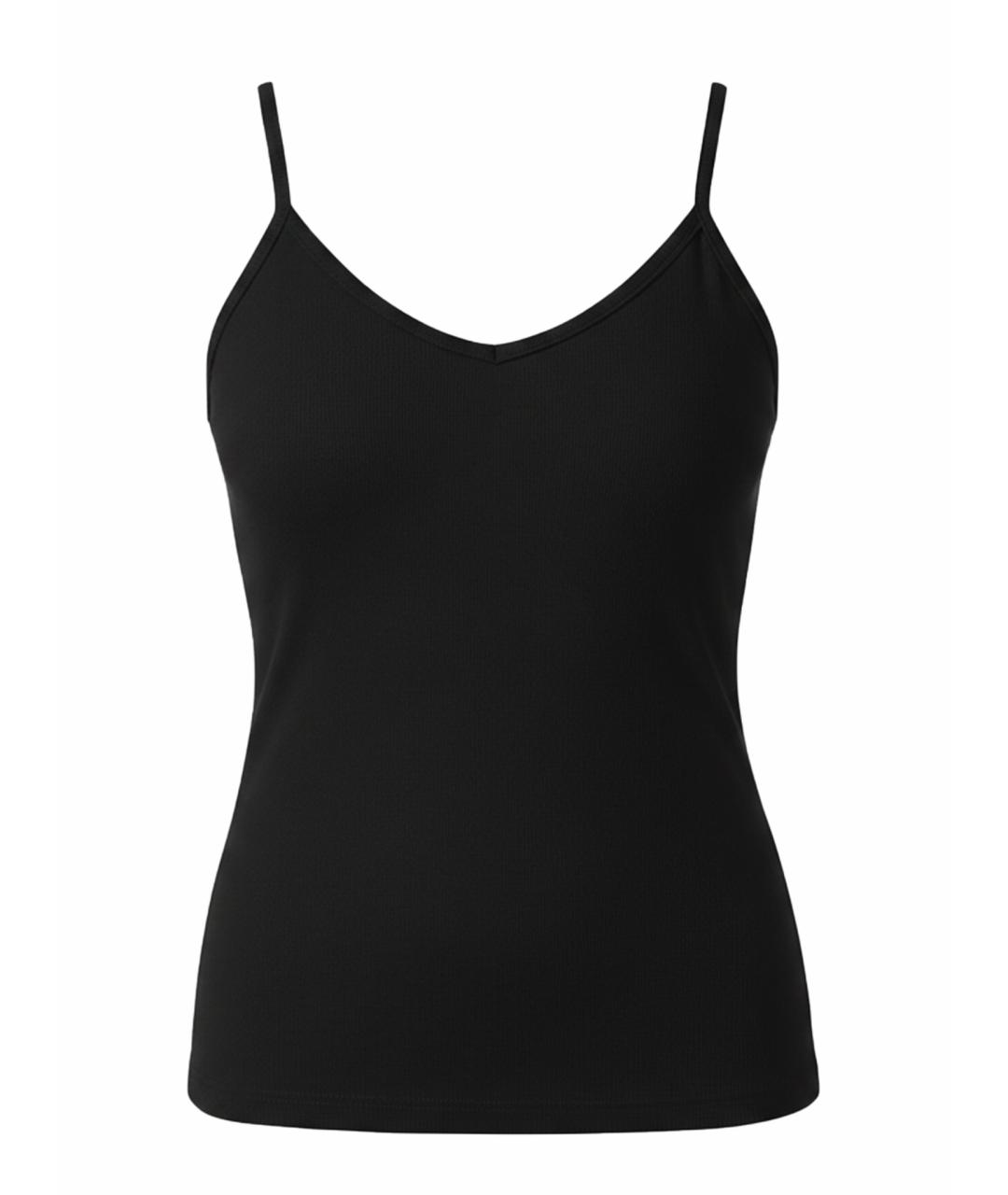 ALO YOGA Черная майка, фото 1