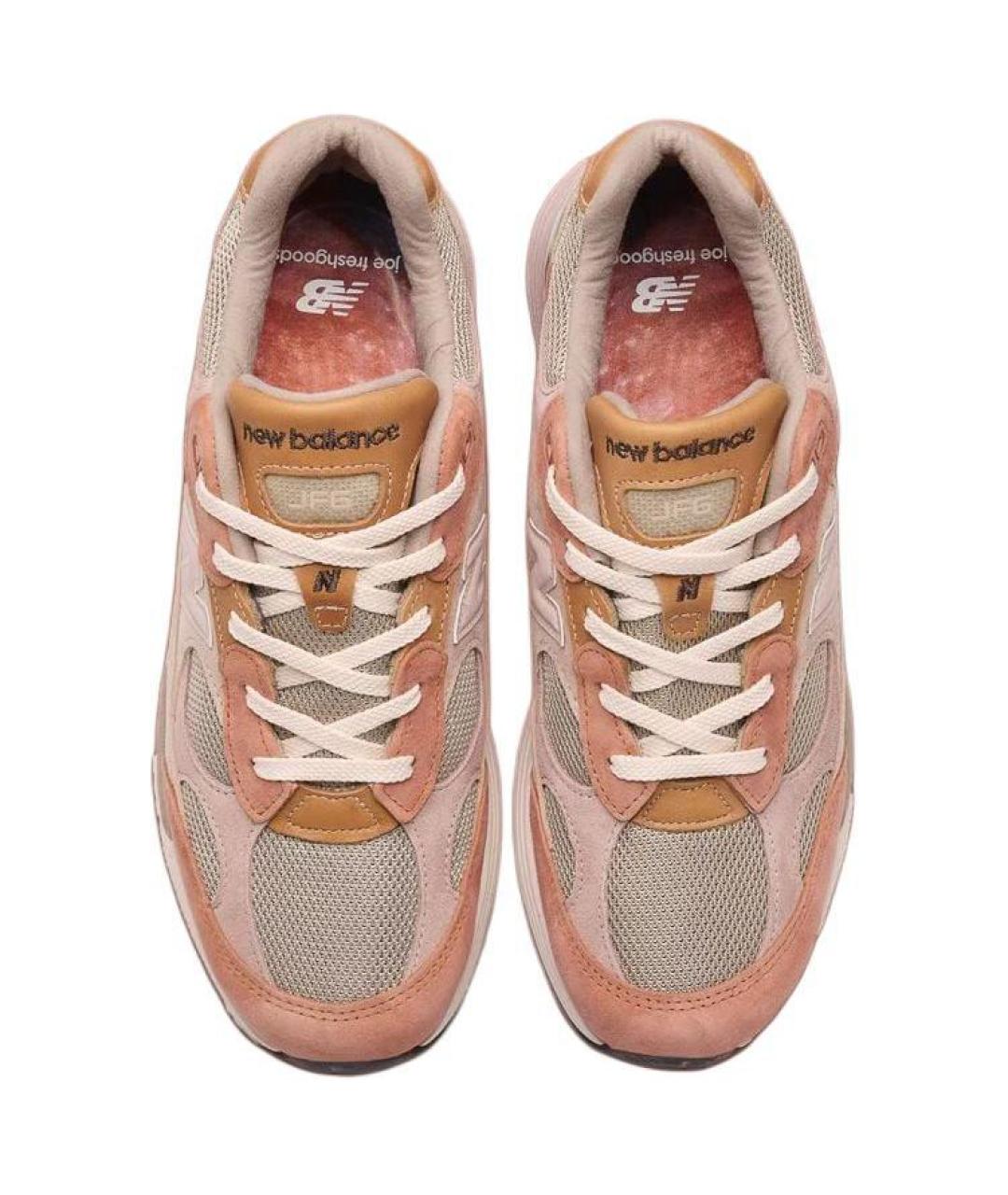 NEW BALANCE Розовые замшевые высокие кроссовки / кеды, фото 5