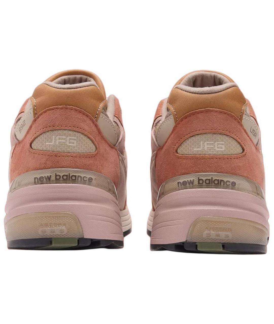 NEW BALANCE Розовые замшевые высокие кроссовки / кеды, фото 6