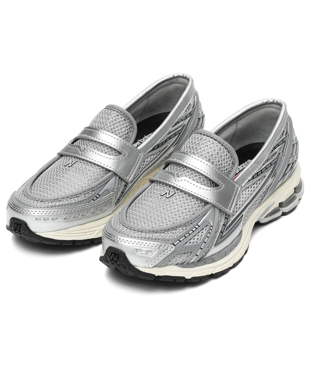 NEW BALANCE Серебряные лоферы, фото 3