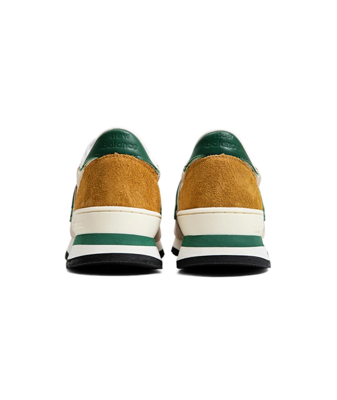 NEW BALANCE Бежевые замшевые высокие кроссовки / кеды, фото 4