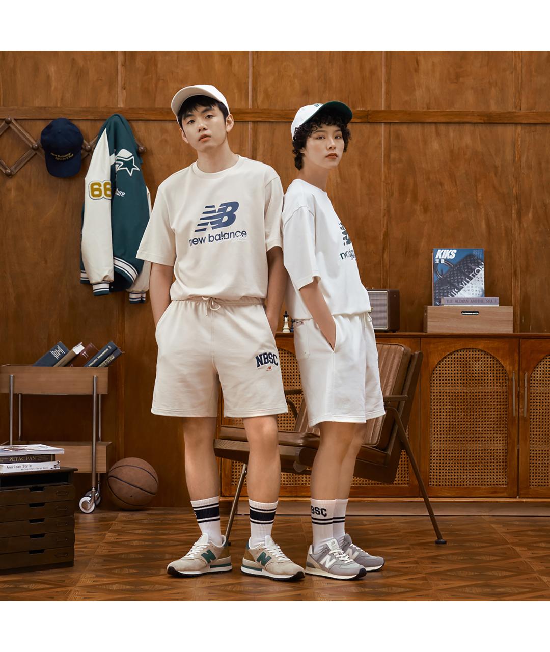 NEW BALANCE Бежевые замшевые высокие кроссовки / кеды, фото 7