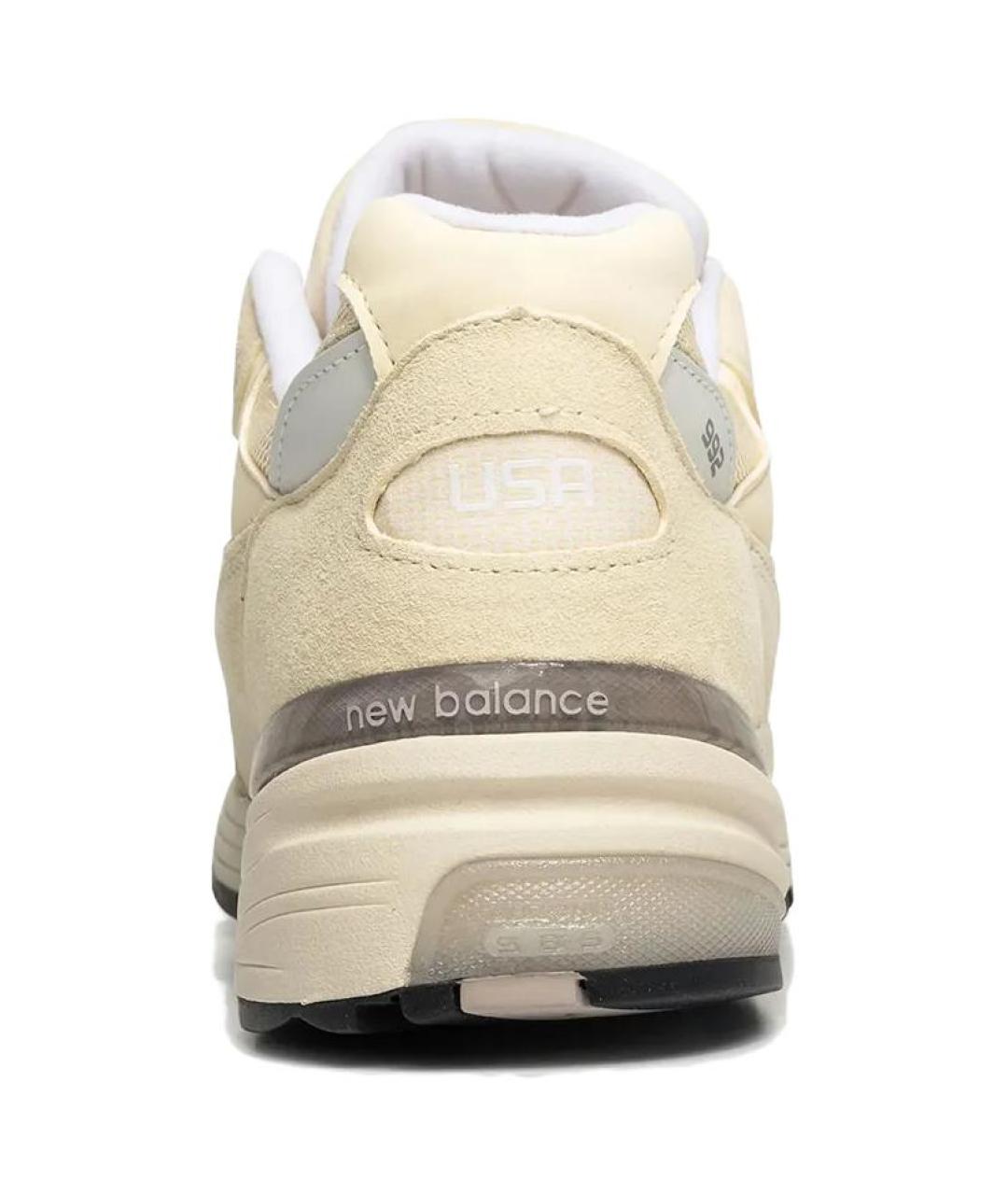 NEW BALANCE Бежевые замшевые кроссовки, фото 4