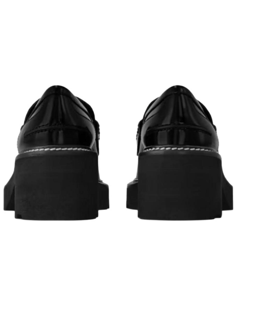 LOUIS VUITTON Черные кожаные лоферы, фото 5