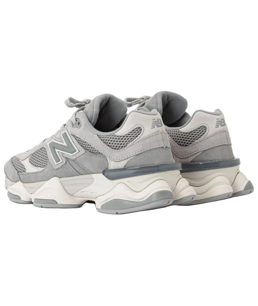 NEW BALANCE Серые замшевые высокие кроссовки / кеды, фото 3