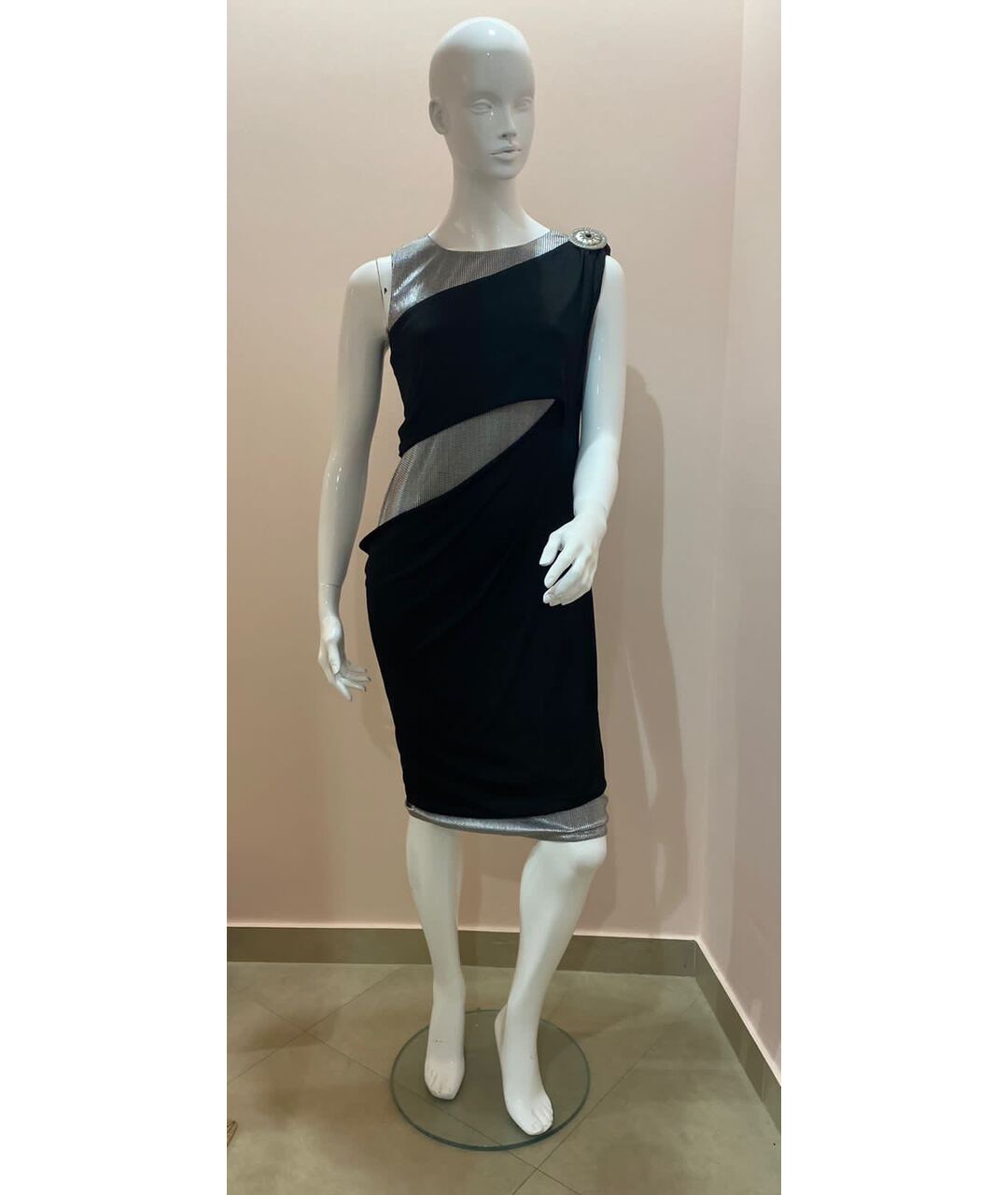 KARL LAGERFELD Черное вискозное платье, фото 7