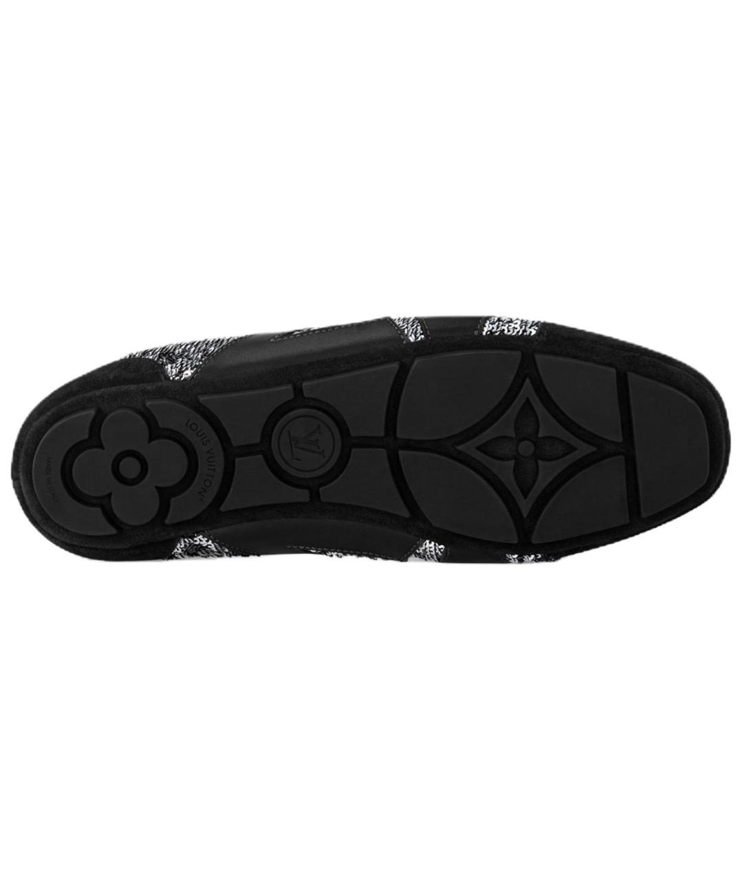 LOUIS VUITTON Черные кожаные кроссовки, фото 6