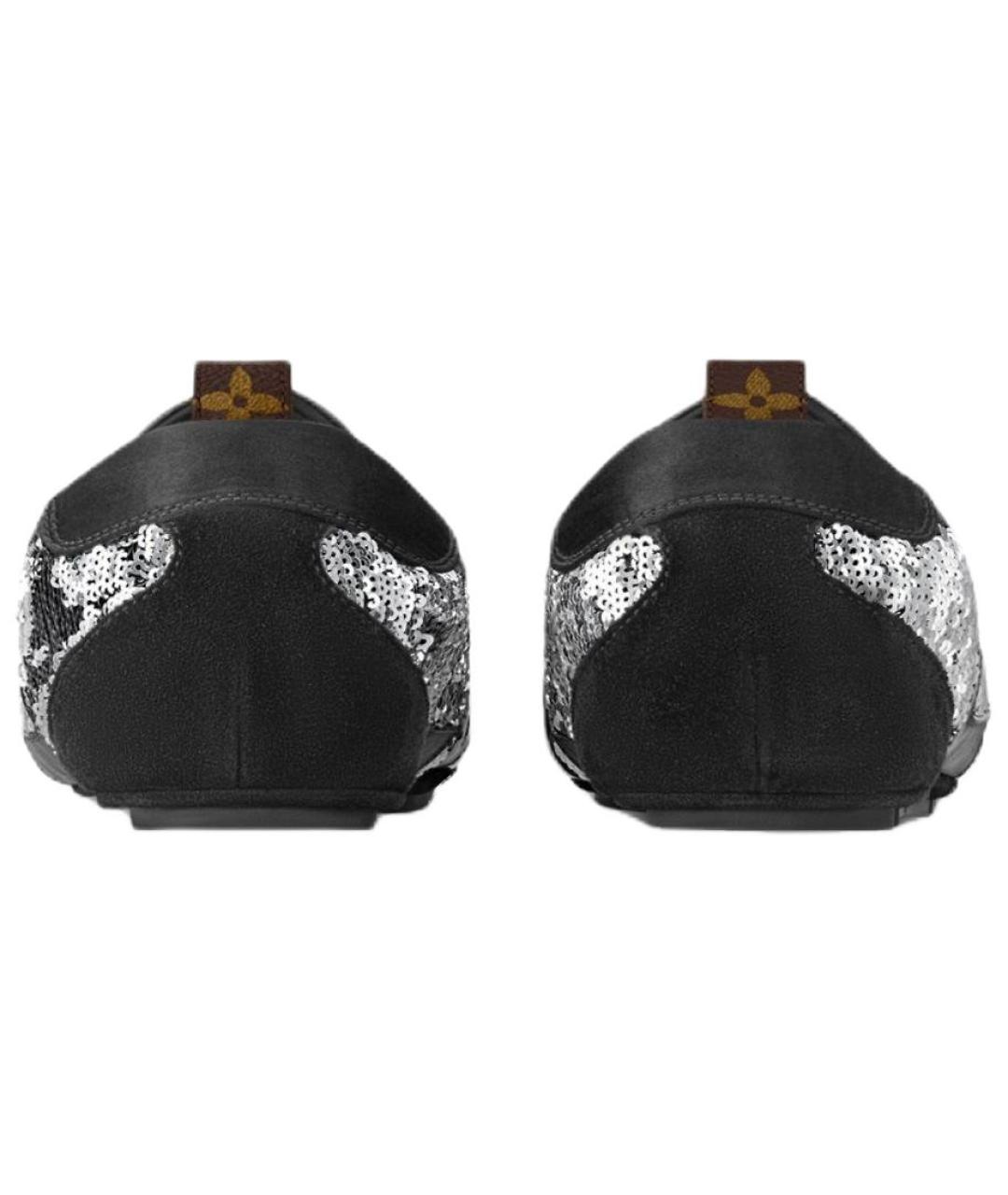 LOUIS VUITTON Черные кожаные кроссовки, фото 5