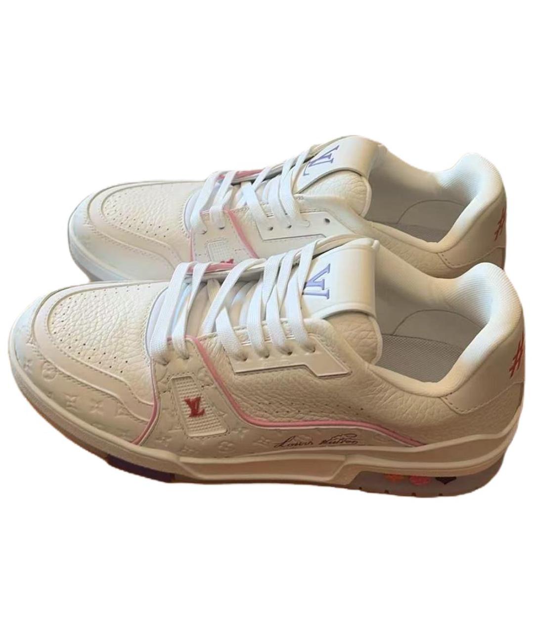 LOUIS VUITTON Кожаные кроссовки, фото 3