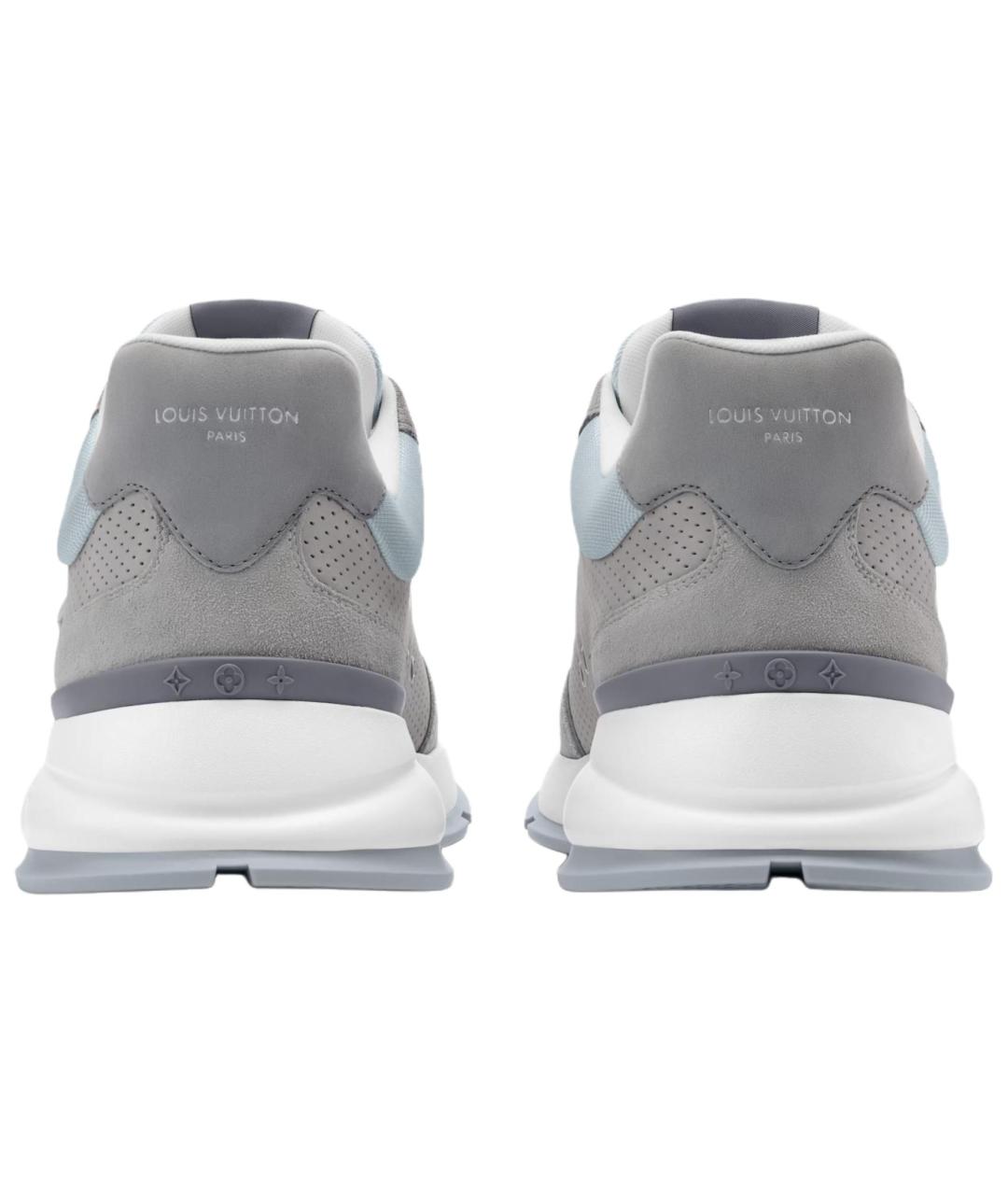 LOUIS VUITTON Серые низкие кроссовки / кеды, фото 5