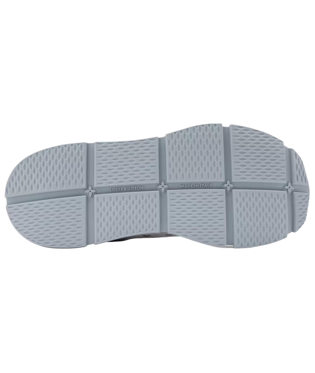 LOUIS VUITTON Серые низкие кроссовки / кеды, фото 6