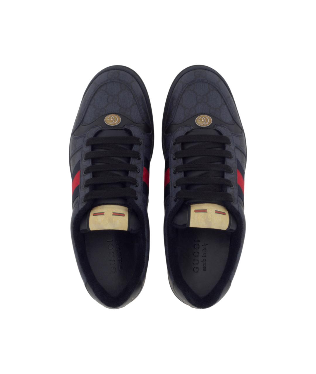 GUCCI Синие низкие кроссовки / кеды, фото 4