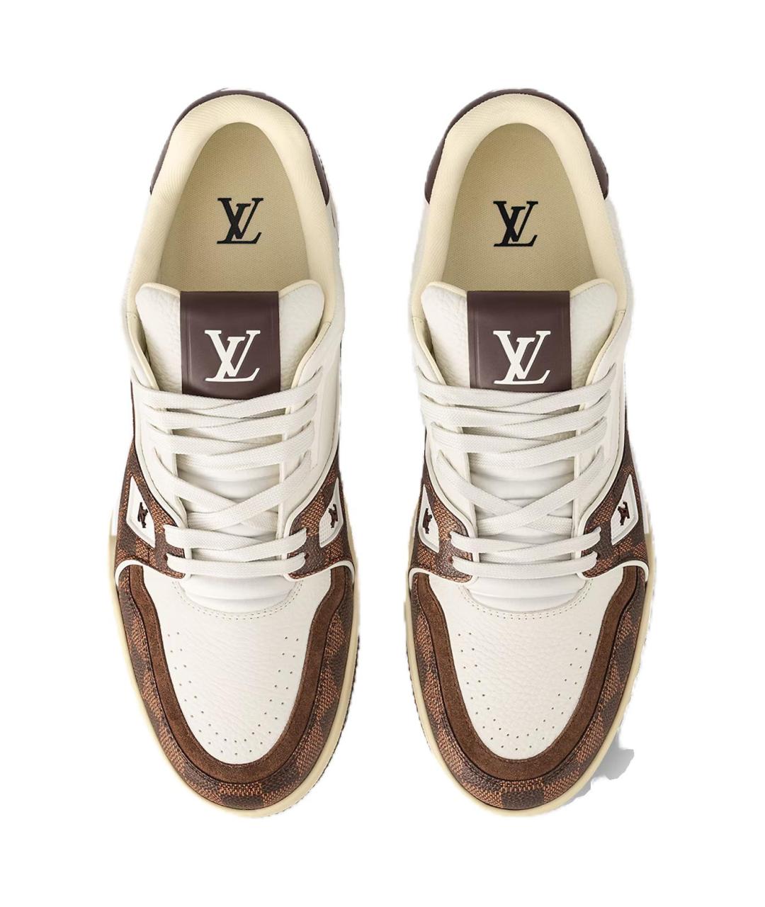 LOUIS VUITTON Белые кроссовки, фото 4