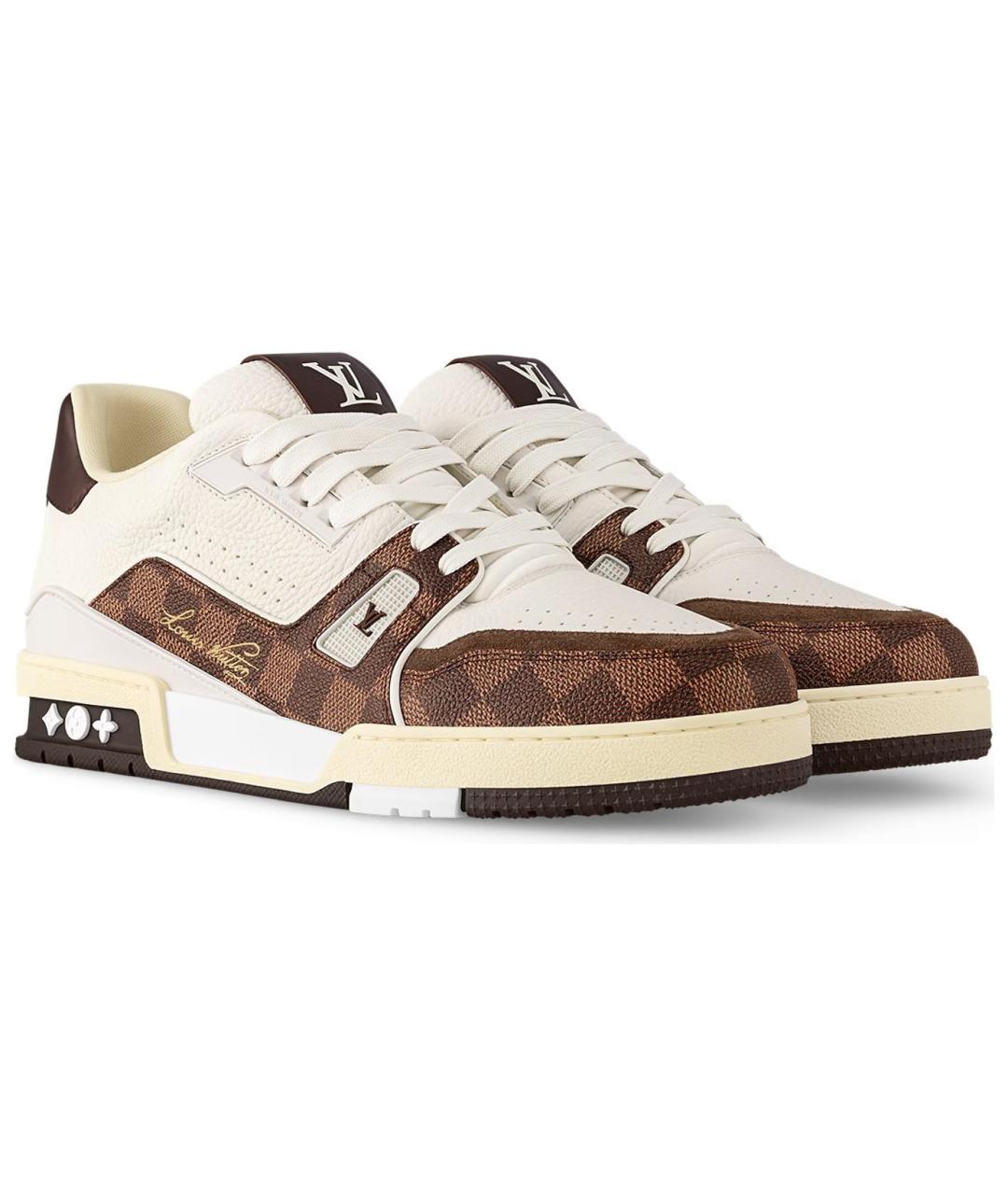 LOUIS VUITTON Белые кроссовки, фото 3