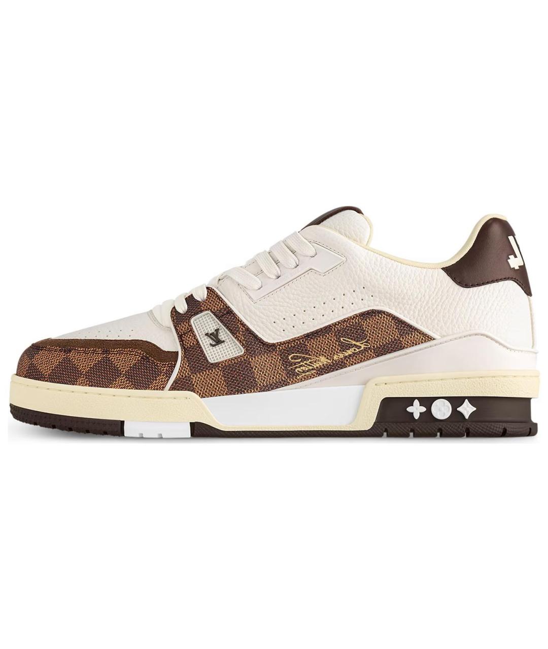 LOUIS VUITTON Белые кроссовки, фото 2