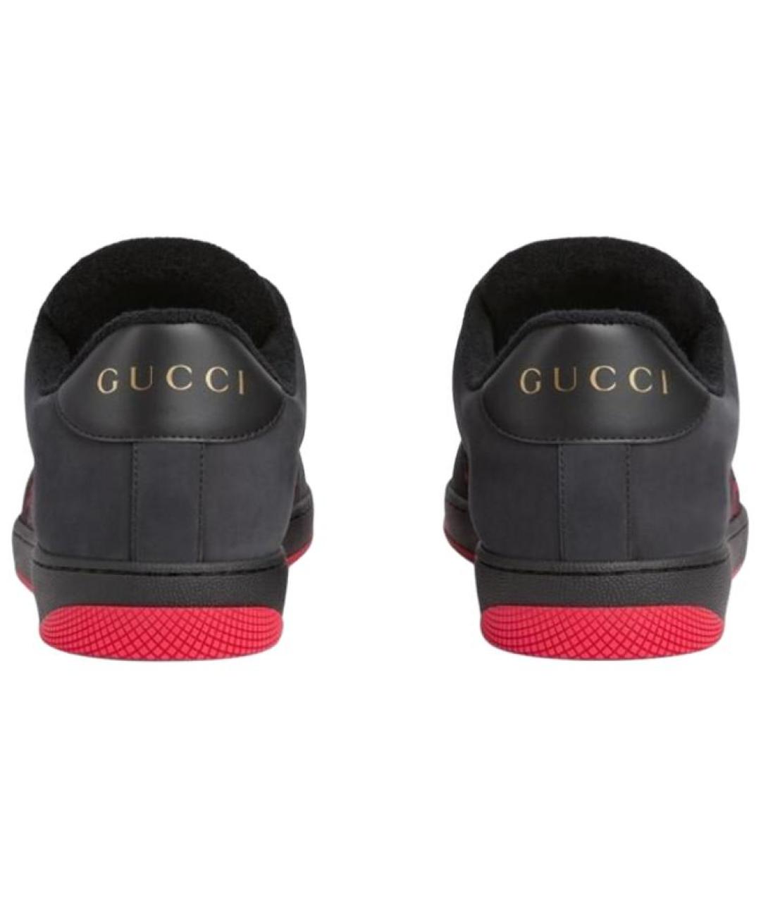 GUCCI Черные высокие кроссовки / кеды, фото 4