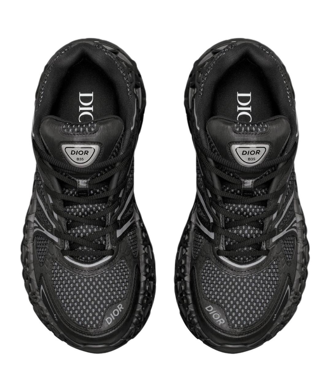 CHRISTIAN DIOR Черные низкие кроссовки / кеды, фото 5