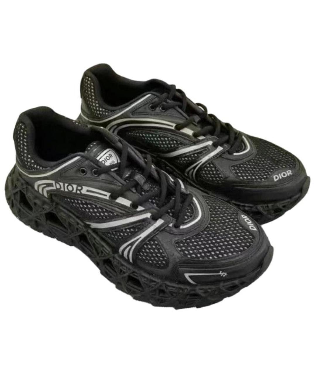 CHRISTIAN DIOR Черные низкие кроссовки / кеды, фото 4