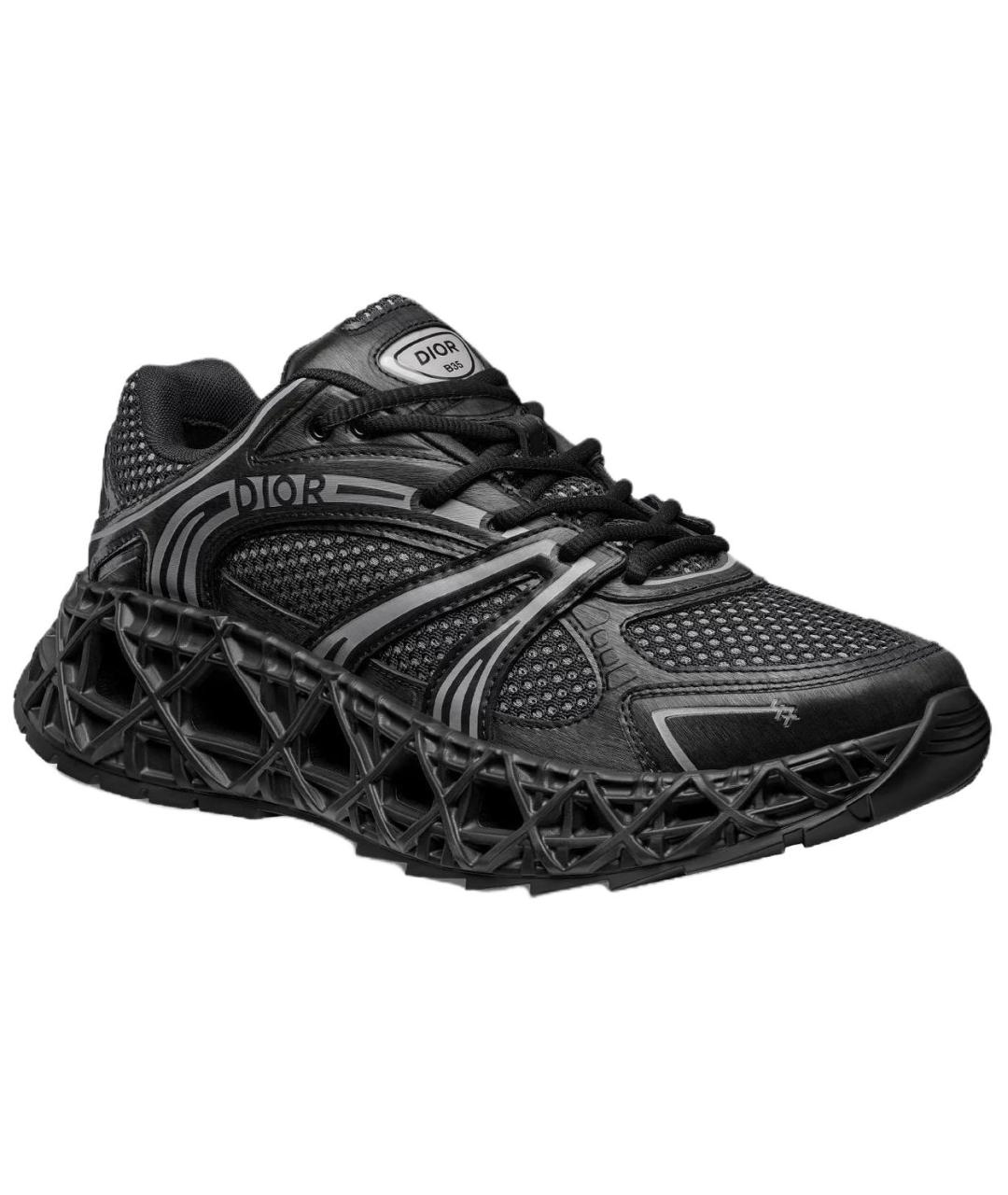 CHRISTIAN DIOR Черные низкие кроссовки / кеды, фото 3